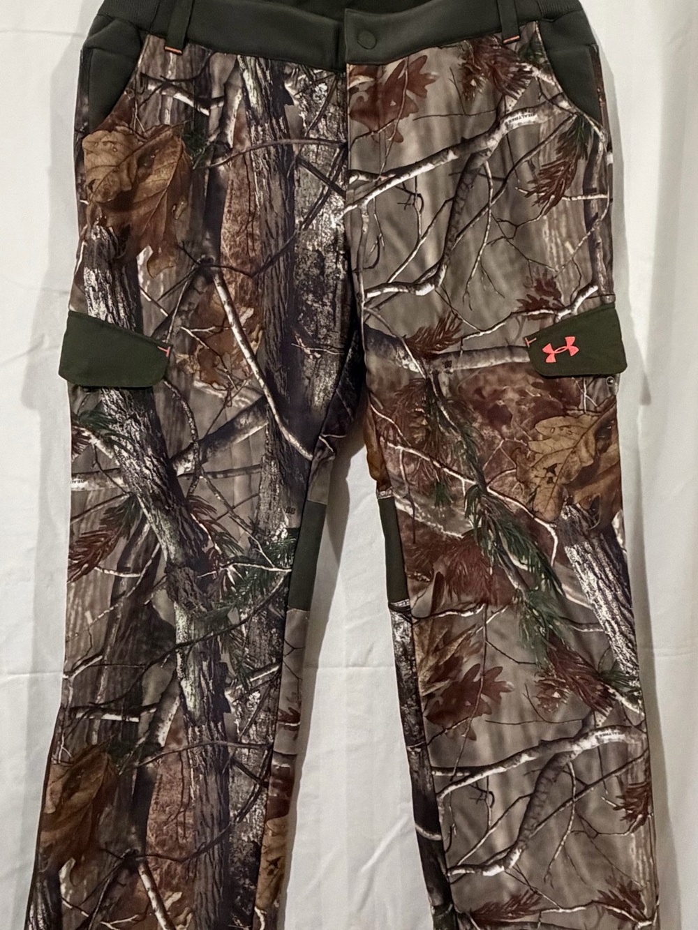 Under Armour Kids Realtree Camo Joggers - Olive & Brown